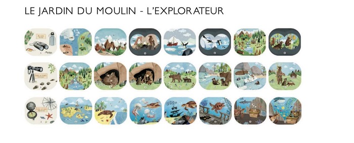 Linterna proyector de historias del explorador El Jardin de Moulin 1
