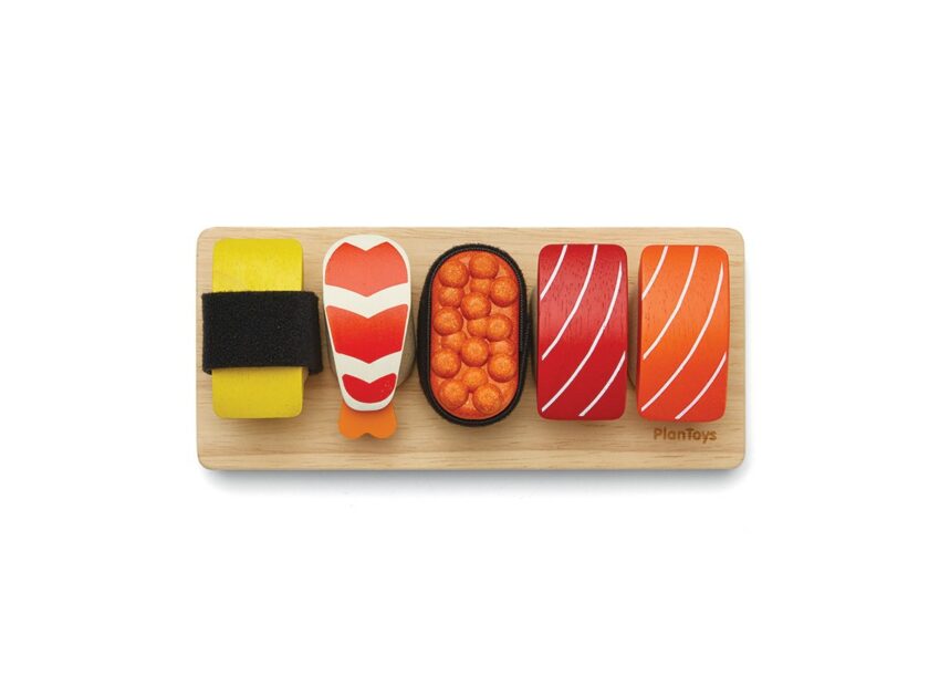 3627 PlanToys SUSHI SET Pretend Play 2yrs Emotion Musical Imagination Coordination Wooden toys Education toys Safety Toys Non toxic 1 1