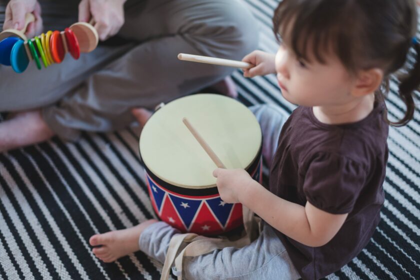 6412 PlanToys BIG DRUM II Music Musical Auditory Concentration Emotion Coordination Creative 3yrs Wooden toys Education toys Safety Toys Non toxic 2 scaled