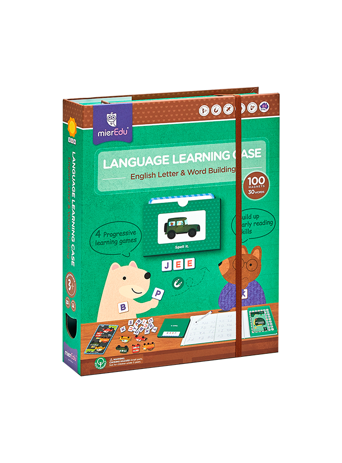 Caja de aprendizaje de idiomas: construcción de letras y palabras mierEdu Saltimbanquikids