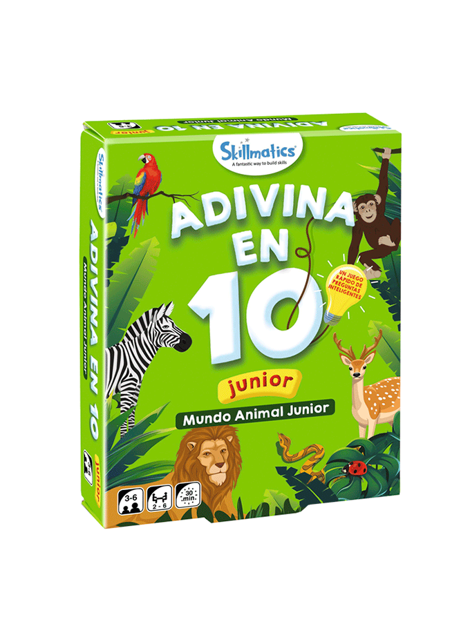 Adivina en 10 - Mundo animal Junior Lúdilo Saltimbanquikids