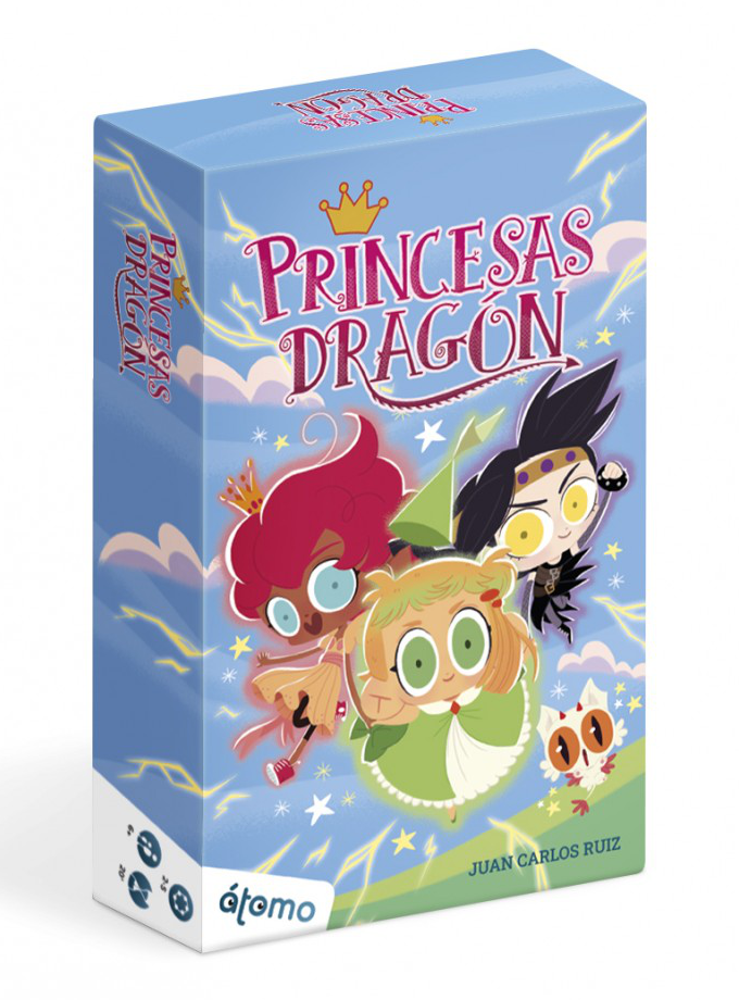 Juego de cartas Princesas dragon Átomo Games Saltimbanquikids