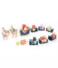 Calendario de Adviento trineo con Papá Noel Mi Fiesta de Papel Saltimbanquikids