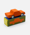 Coche de madera naranja Back and forth Waytoplay Saltimbanquikids