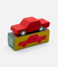 Coche de madera rojo Back and forth Waytoplay Saltimbanquikids