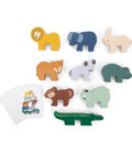 Juego de apilamiento de animales de madera Trixie - Imagen 5