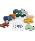 Juego de apilamiento de animales de madera Trixie - Imagen 2