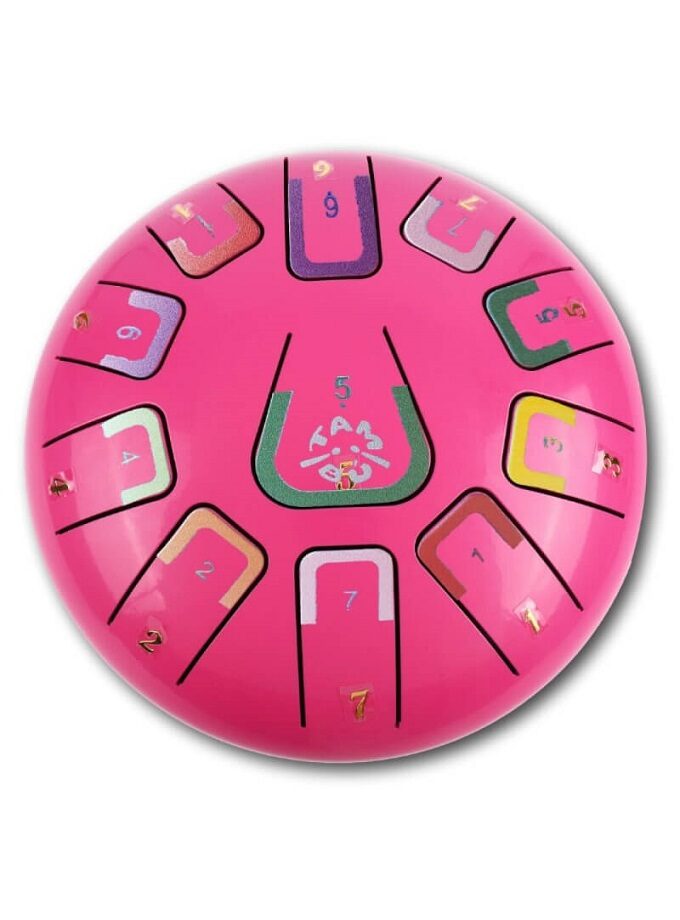 Tambú instrumento musical rosa saltimbanquikids