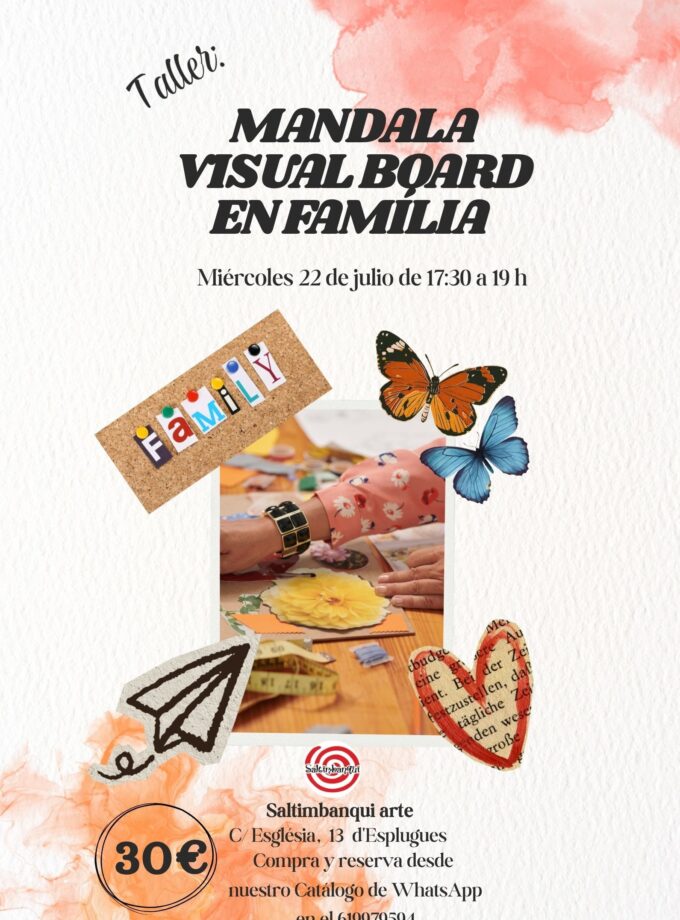 Taller familiar Mandala Visual Board