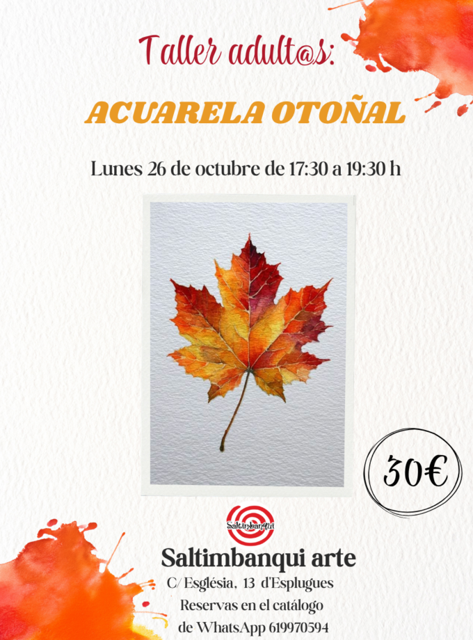 Taller de Acuarela otoñal