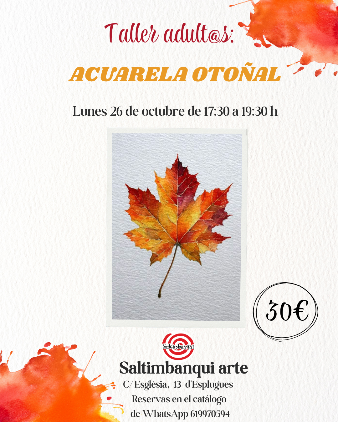 Taller de Acuarela otoñal